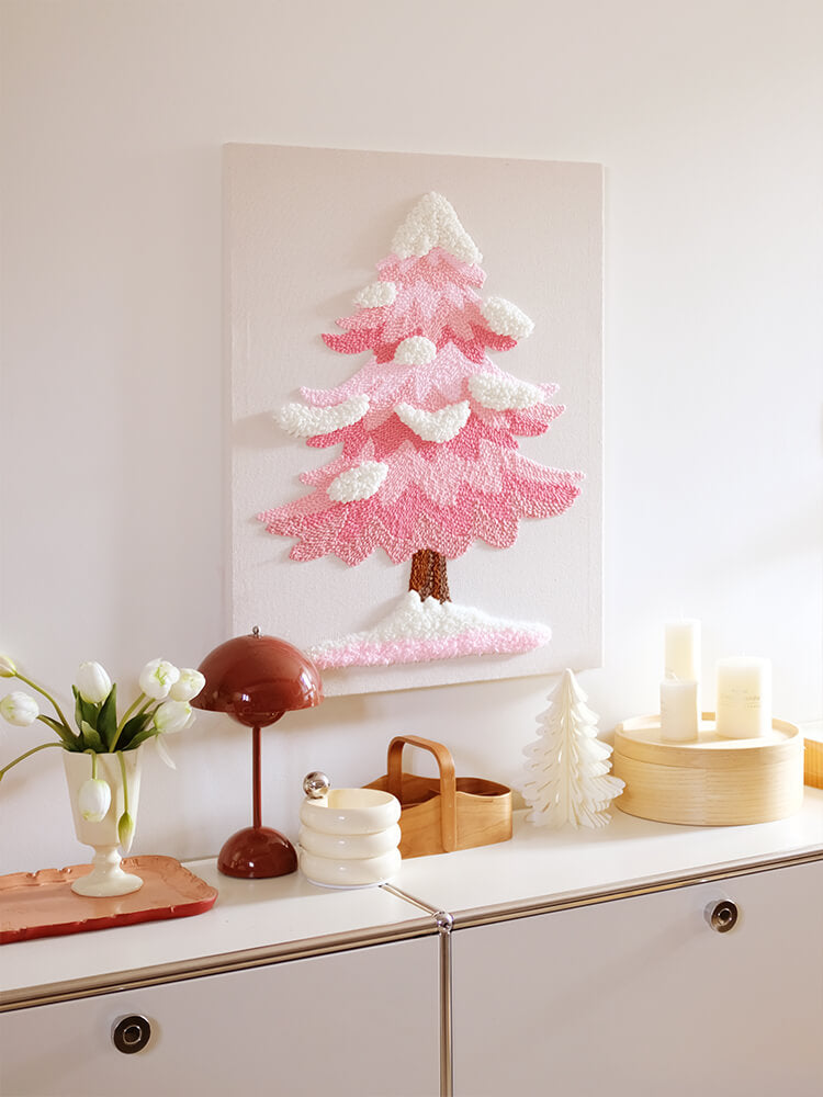 Festive Christmas Tree Punch Needle Kit