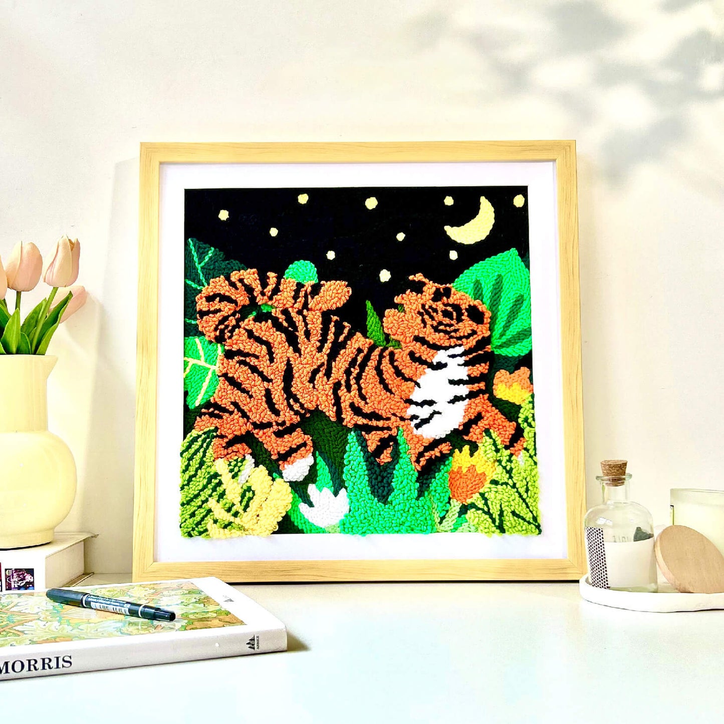 Forest Tiger Punch Needle Kit