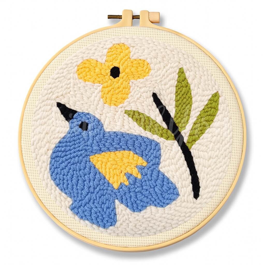 Spring Bluebird Punch Needle Kit