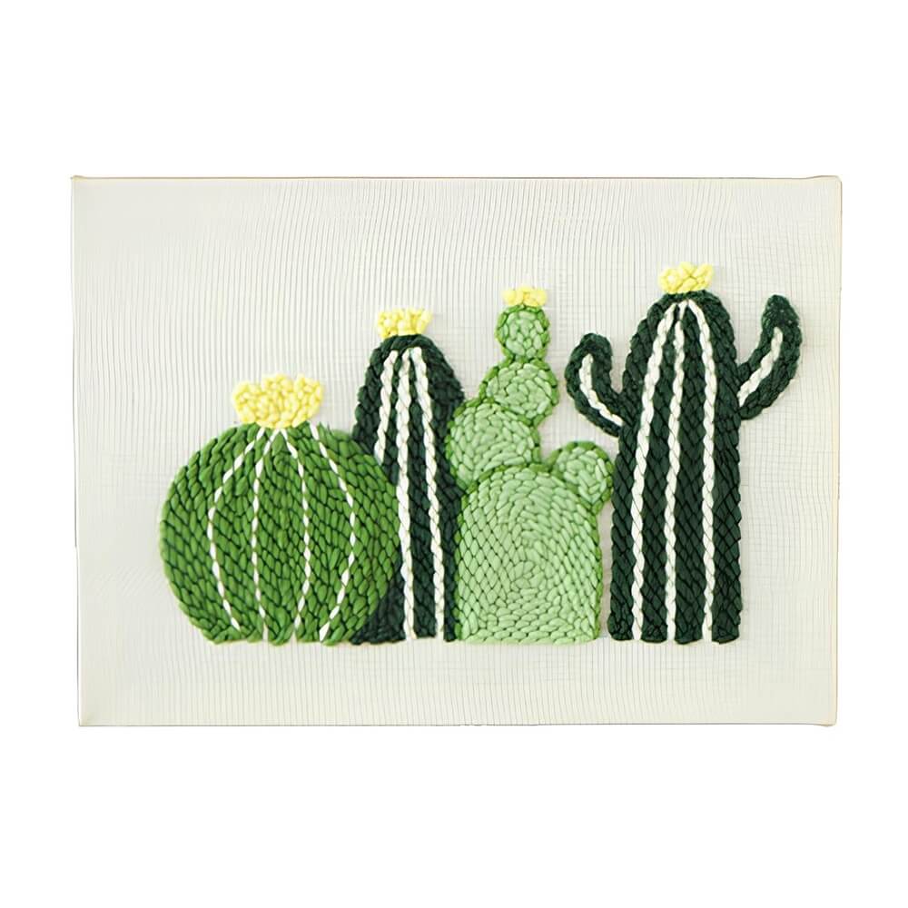 Cactus Punch Needle Kit