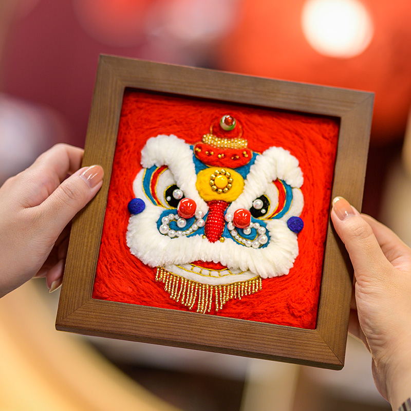 Lion Dance Needle Felting Kit