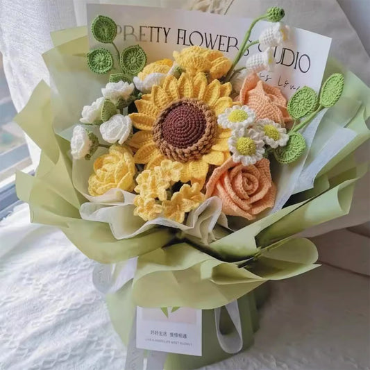 Pretty Flower Bouquet Crochet Kit