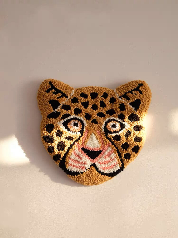 Leopard Punch Needle Kit