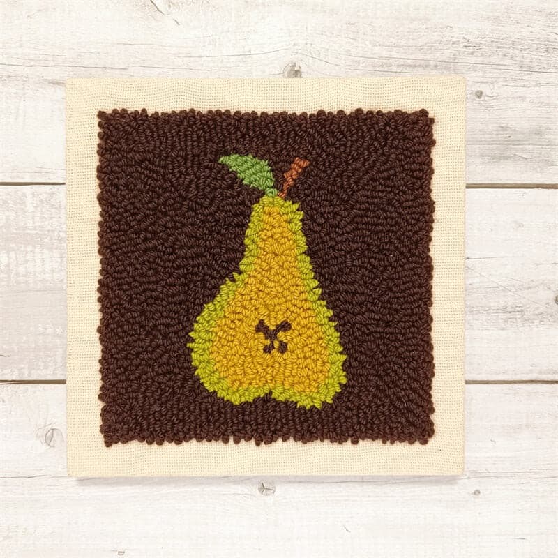 Pear Punch Needle Kit