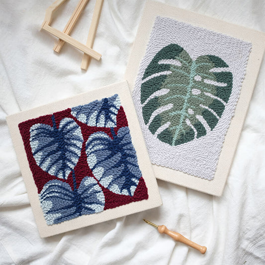 Monstera Dreams Punch Needle Kit