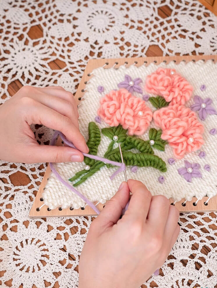 Carnation Flower Weaving Kit