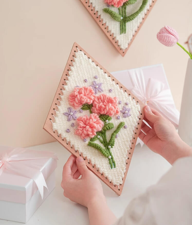 Carnation Flower Weaving Kit