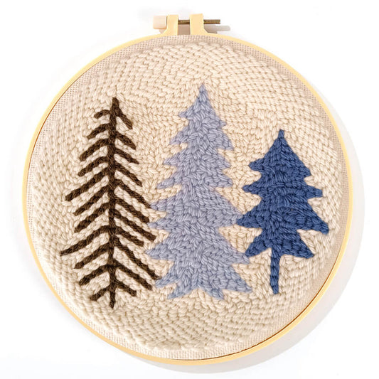 Three Trees Punch Needle Kit