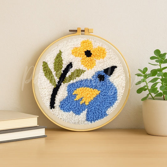 Spring Bluebird Punch Needle Kit