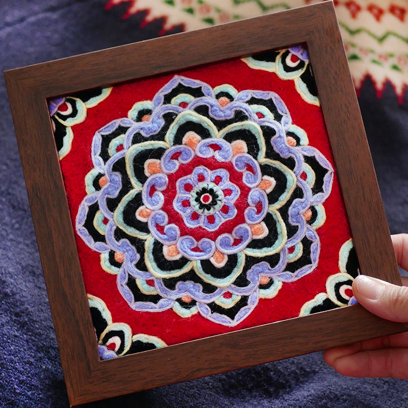 Oriental Mandala Needle Felting Kit