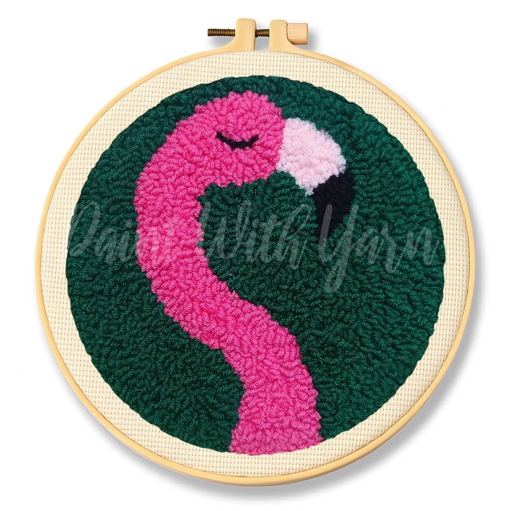 Flamingo Punch Needle Kit