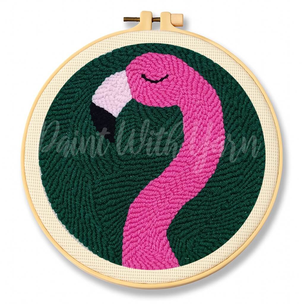 Flamingo Punch Needle Kit