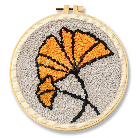 Golden Ginkgo Punch Needle Kit