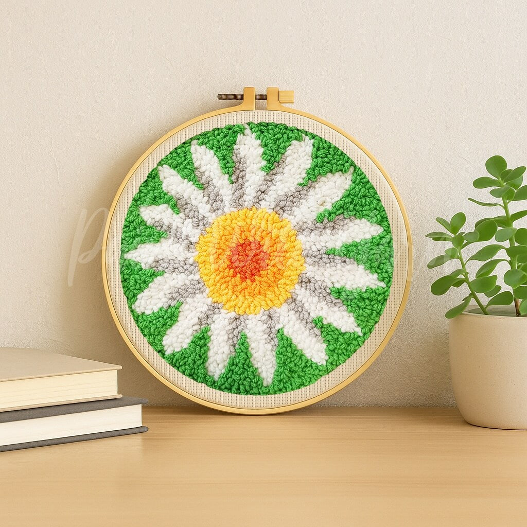 Sunny Daisy Punch Needle Kit
