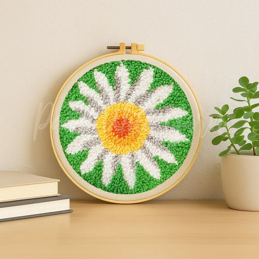 Sunny Daisy Punch Needle Kit