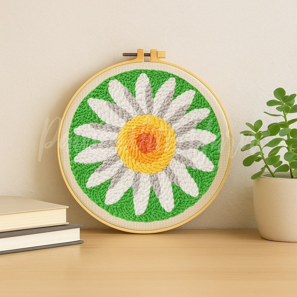 Sunny Daisy Punch Needle Kit