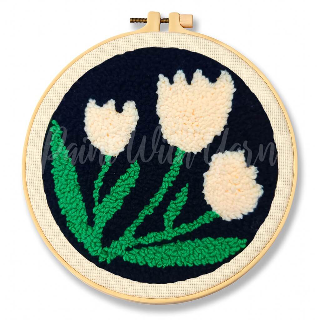 Three Tulips Punch Needle Kit
